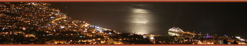 Funchal Harbour at night